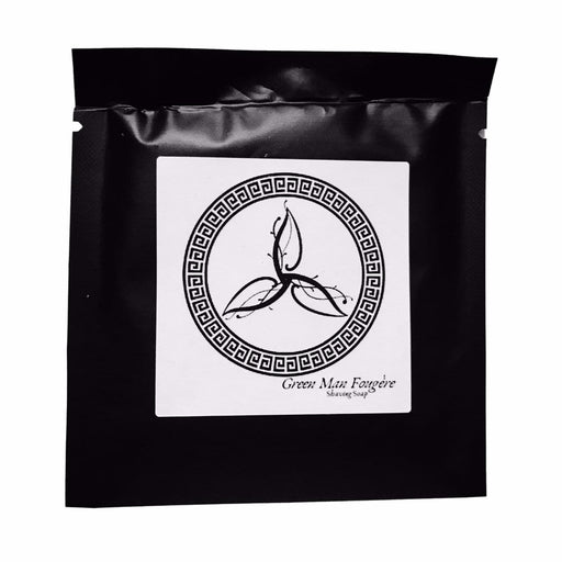 Murphy and McNeil Shaving Soap 0.5oz Sample Pouch Green Man Shaving Soap (Fougere) - by Murphy and McNeil