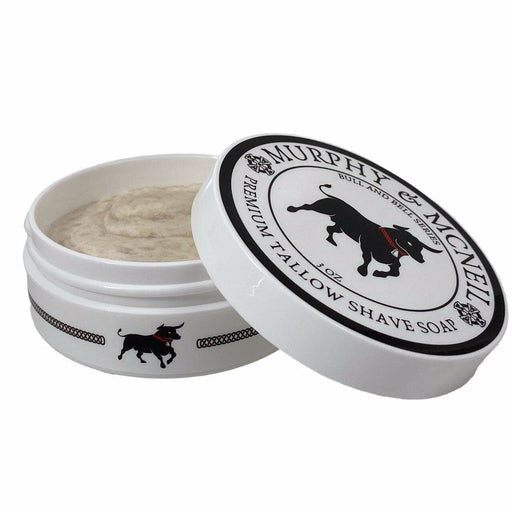Murphy and McNeil Shaving Soap Bull and Bell Series: Amber Sandalwood Shaving Soap - by Murphy and McNeil