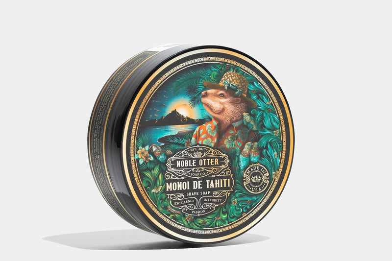 Noble Otter Fulfillment Shave Soap Noble Otter Monoi de Tahiti Shave Soap
