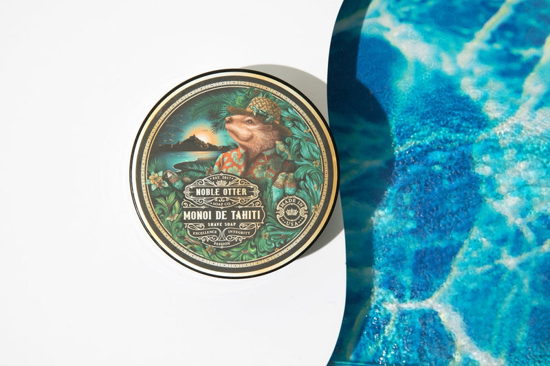 Noble Otter Fulfillment Shave Soap Noble Otter Monoi de Tahiti Shave Soap