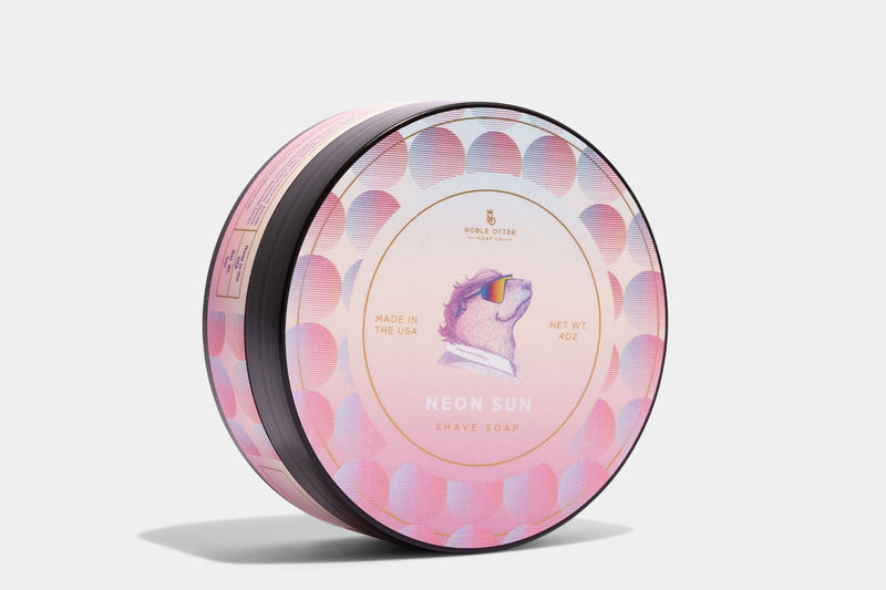 Noble Otter Fulfillment Shave Soap Noble Otter Neon Sun Shave Soap