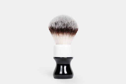 Noble Otter Fulfillment Shaving Brush Noble Otter Synthetic Shave Brush - Black/White - 26MM