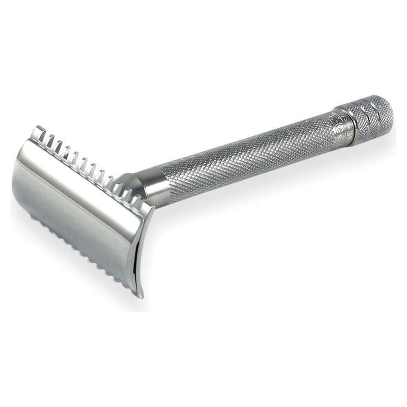 Pasteur Pharmacy Collective Shaving Razors Merkur 25C Long Handle Open Comb Double Edge Safety Razor
