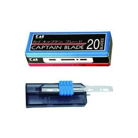Pasteur Pharmacy Fulfillment Razor Blades KAI Captain Blade Blue B-cap20 20-blades