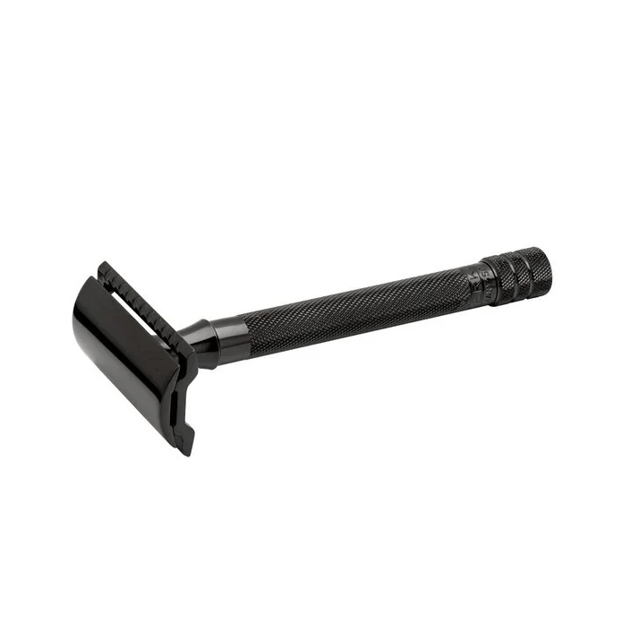 Pasteur Pharmacy Fulfillment Safety Razors Merkur 23C Black Long Handle Double Edge Safety Razor