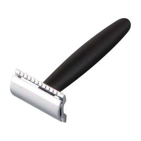 Pasteur Pharmacy Fulfillment Safety Razors Merkur 44C Straight Cut Chrome Long Black Handle Double Edge Razor