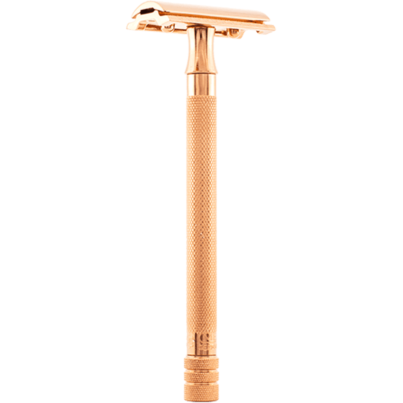 Pasteur Pharmacy Fulfillment Safety Razors Merkur Safety Razor 24C Long Handle Rose Gold