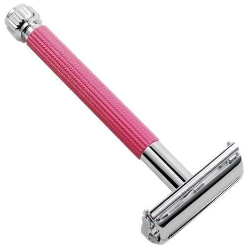 Pasteur Pharmacy Fulfillment Safety Razors Parker 29L Pink Women's Long Handle Butterfly Open Safety Razor