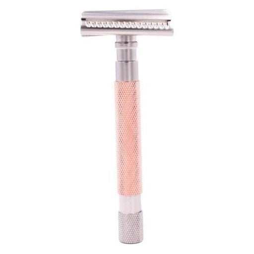 Pasteur Pharmacy Fulfillment Safety Razors Parker 55SL-RG Rose Gold Women's Semi Slant 3 Piece Safety Razor
