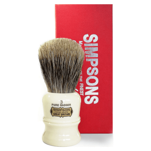 Pasteur Pharmacy Fulfillment Shaving Brushes Simpsons Duke D3 Pure Badger Shaving Brush