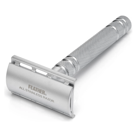 Pasteur Pharmacy Safety Razor Feather AS-D2 All Stainless Steel Double Edge Safety Razor