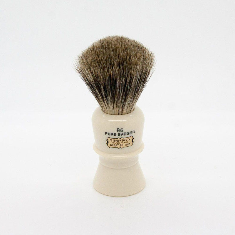 Pasteur Pharmacy Shaving Brush Simpsons Beaufort B6 Pure Badger Shaving Brush
