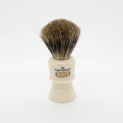 Pasteur Pharmacy Shaving Brush Simpsons Beaufort B6 Pure Badger Shaving Brush