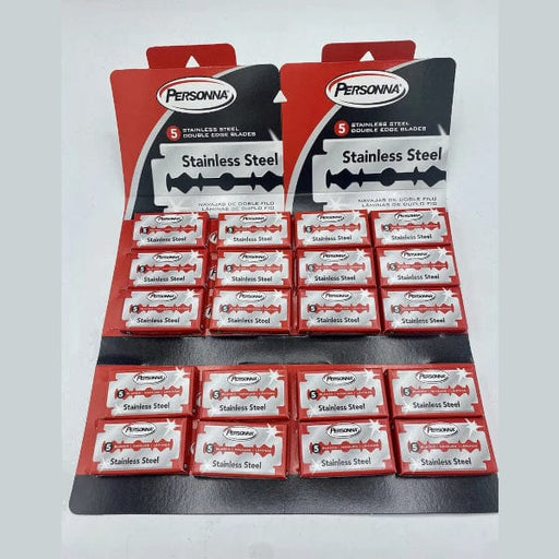 Personna Razor Blades Persona Red Stainless Steel Double Edge Razor Blades