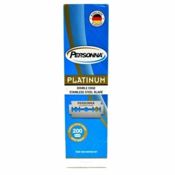 Personna Razor Blades Personna Platinum-Chrome Super Stainless Double Edge Razor Blades