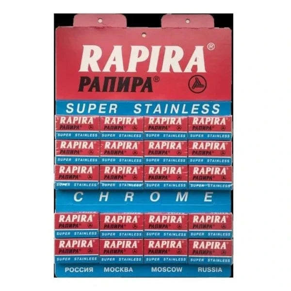Rapira Super Stainless Double Edge Razor Blades — Castle Rock Shaving