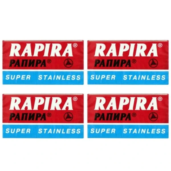 Rapira Razor Blades 20 Count Rapira Super Stainless Double Edge Razor Blades