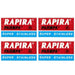 Rapira Razor Blades 20 Count Rapira Super Stainless Double Edge Razor Blades