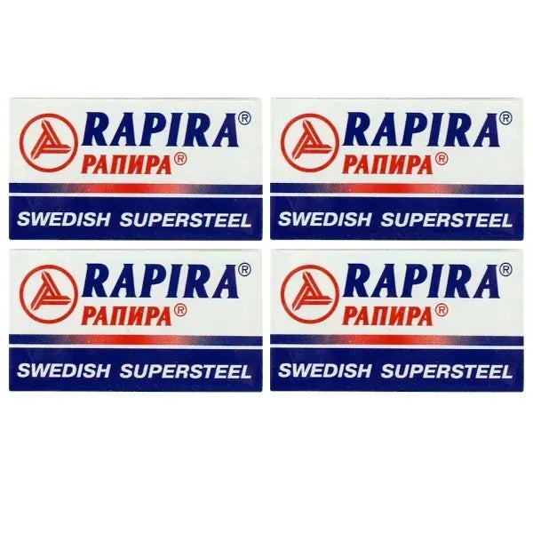 Rapira Razor Blades 20 Count Rapira Swedish Supersteel Double Edge Razor Blades
