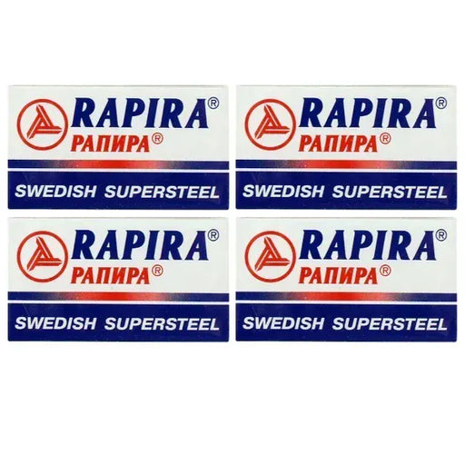 Rapira Razor Blades 20 Count Rapira Swedish Supersteel Double Edge Razor Blades