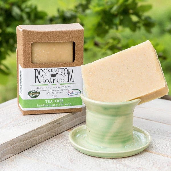 Rock Bottom Soap Bar Soap Rock Bottom Soap All Essential Oil Tea Tree Goat Milk Soap