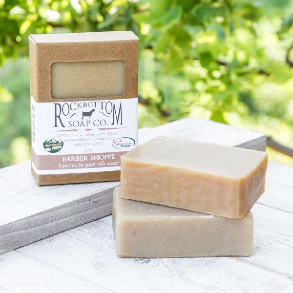 Rock Bottom Soap Bar Soap Rock Bottom Soap Barber Shoppe Goat Milk Soap