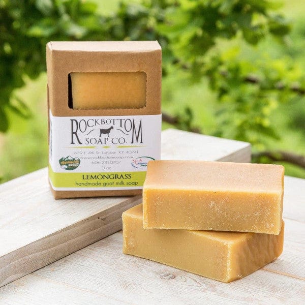 Rock Bottom Soap Bar Soap Rock Bottom Soap Lemongrass Goat Milk Soap