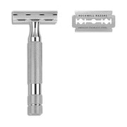 Rockwell Razors Safety Razors Rockwell Razors 2C Double Edge Safety Razor White Chrome