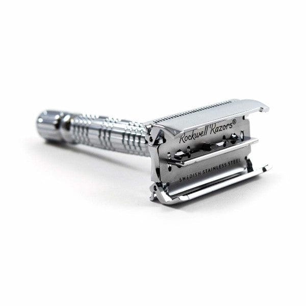 Rockwell Razors Safety Razors Rockwell Razors R1 Butterfly Safety Razor White Chrome