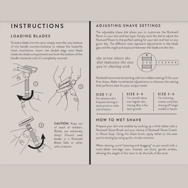 Rockwell Razors Safety Razors Rockwell T2 Adjustable Razor