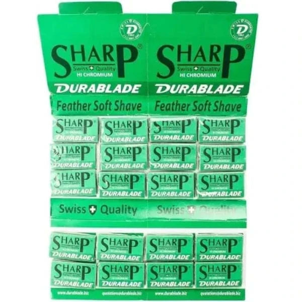 Sharp HI Chromium Double Edge Razor Blades — Castle Rock Shaving