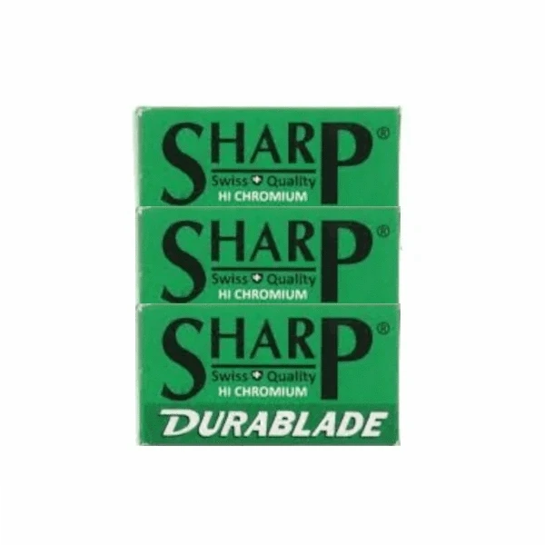 New Sharp Razor Sharp HI Chromium Double Edge Razor Blades — Castle Rock Shaving