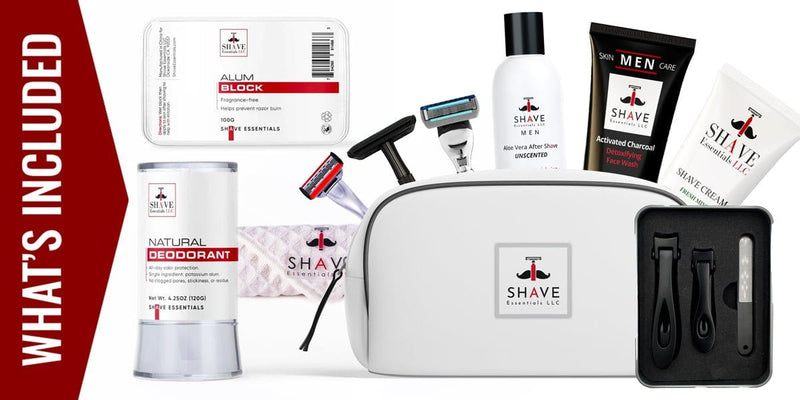 Shave Essentials Bundles & Kits Complete Grooming Kit for Men | Shave Essentials Premium Set