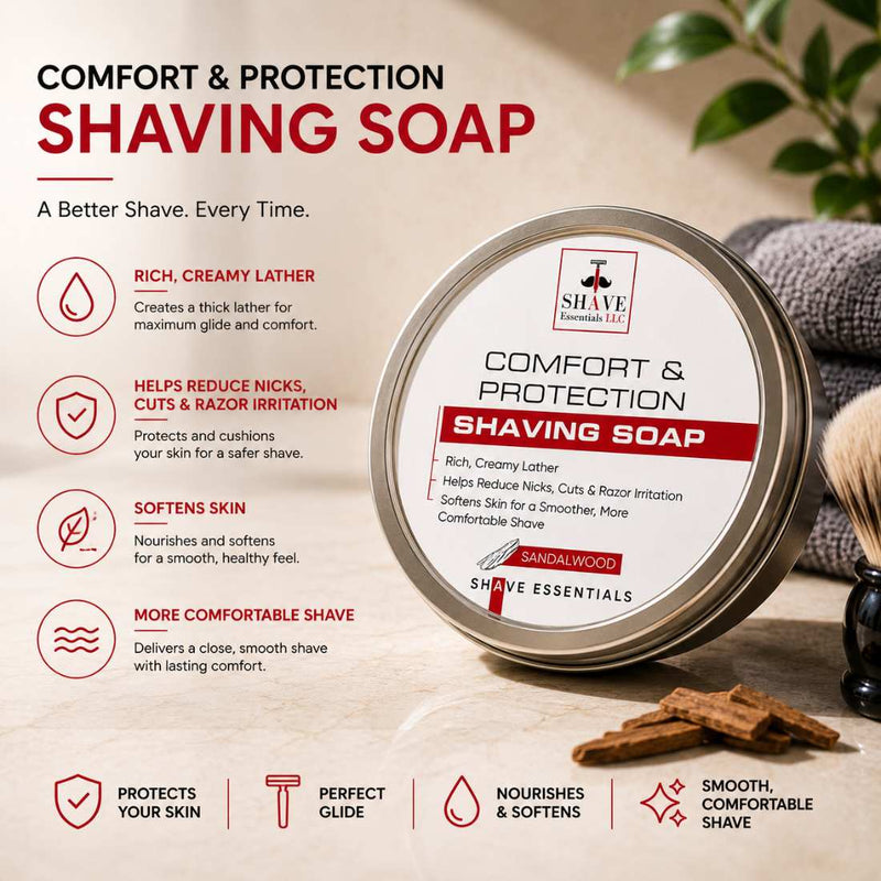 Shave Essentials Fulfillment Shave Soap Shave Essentials Shaving Soap