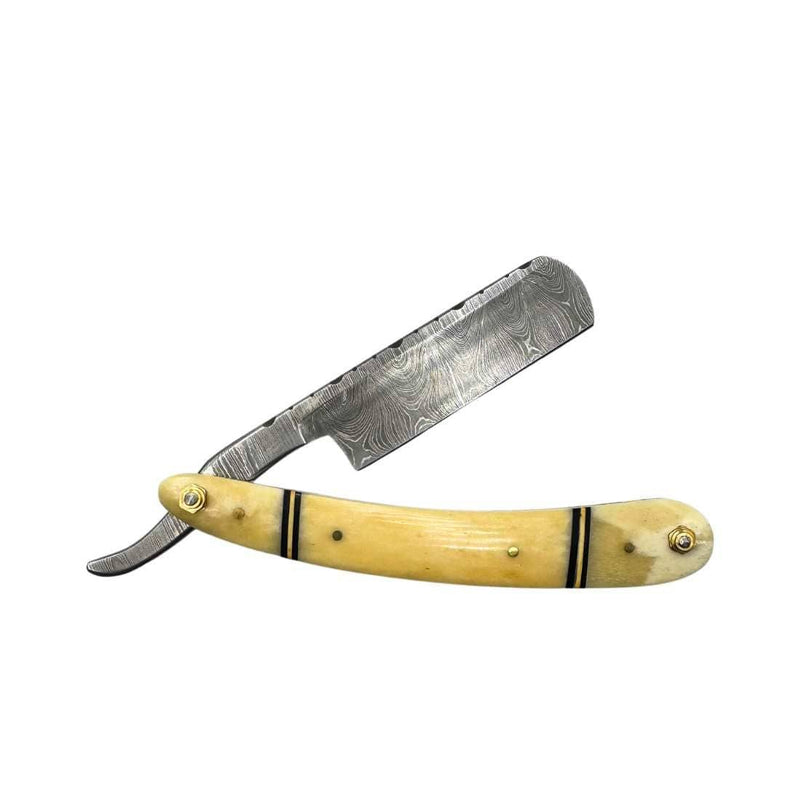 Shave Essentials Fulfillment Straight Razors Arctic Blade Shave Essentials Damascus Steel Straight Razor