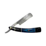 Shave Essentials Fulfillment Straight Razors Azure Edge Shave Essentials Damascus Steel Straight Razor
