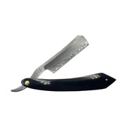 Shave Essentials Fulfillment Straight Razors Ebony Edge Shave Essentials Damascus Steel Straight Razor