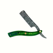 Shave Essentials Fulfillment Straight Razors Verdant Blade Shave Essentials Damascus Steel Straight Razor