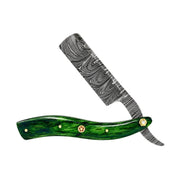 Shave Essentials Fulfillment Straight Razors Verdant Blade Shave Essentials Damascus Steel Straight Razor
