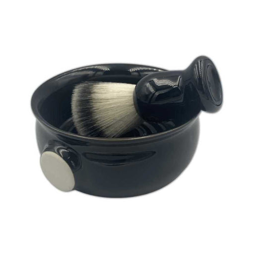 Shave Essentials Shaving Bowls & Mugs BLACK Ceramic Lather Bowl