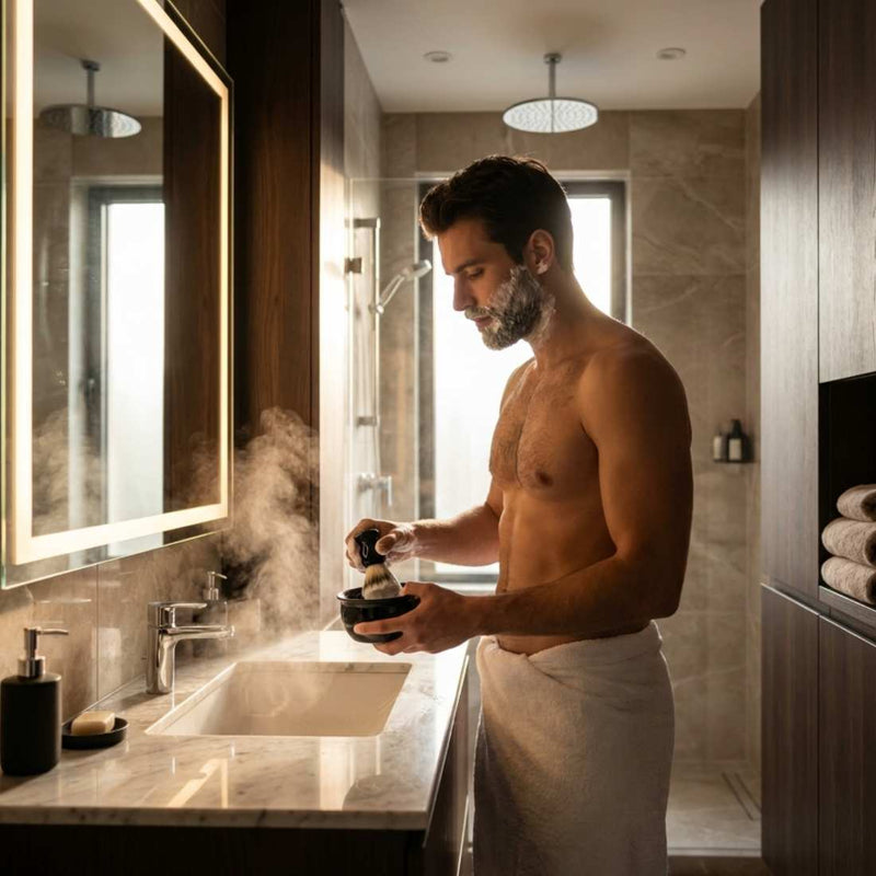 Shave Essentials Shaving Bowls & Mugs BLACK Ceramic Lather Bowl