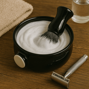 Shave Essentials Shaving Bowls & Mugs BLACK Ceramic Lather Bowl