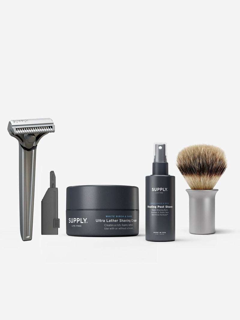 Supply Fulfillment Shaving Bundle Classic Matte / Sandalwood & Cedar Supply SE Starter Set
