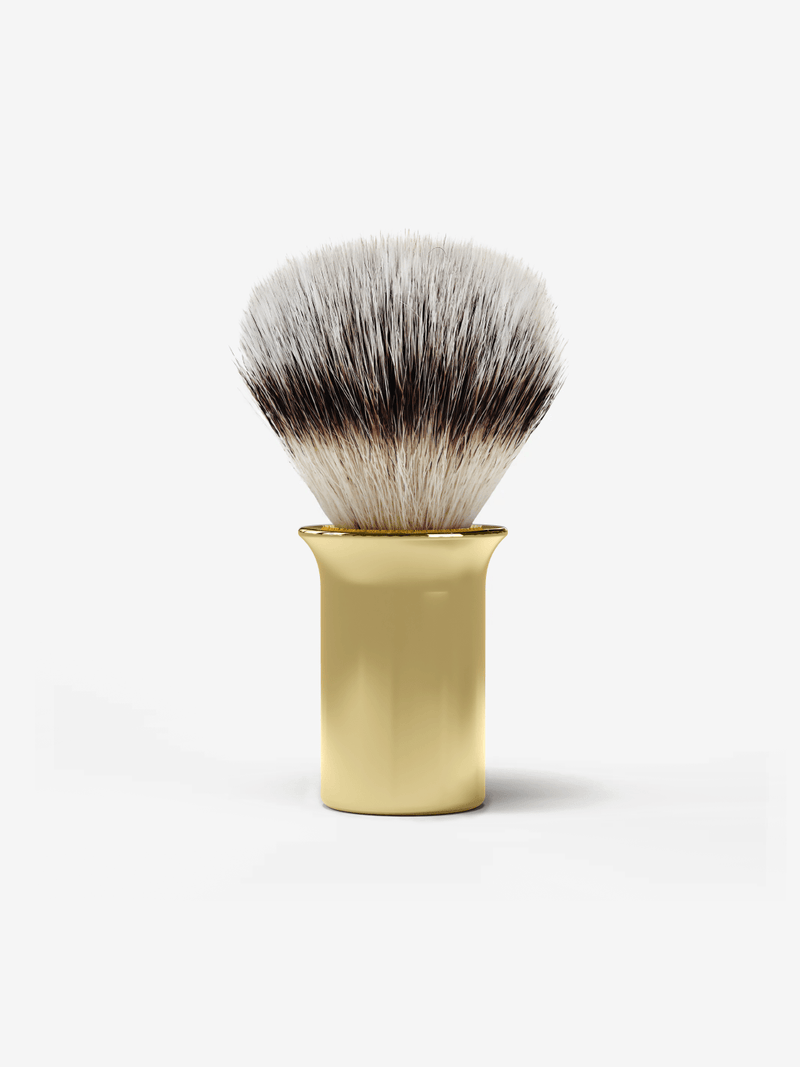 Supply Shaving Polished Gold Silvertip Synthetic Shaving Brush