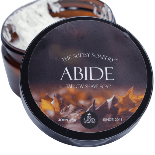 The Sudsy Soapery Natural Products, LLC Shaving Soap Abide Beef Tallow Shaving Soap