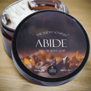 The Sudsy Soapery Natural Products, LLC Shaving Soap Abide Beef Tallow Shaving Soap