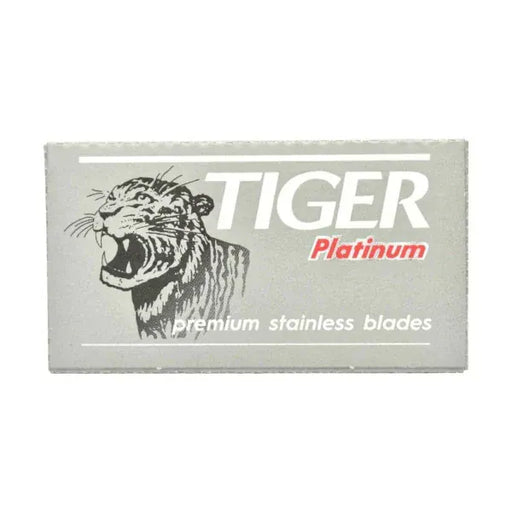 Tiger Razor Blades 5 Count Tiger Platinum Premium Stainless Double Edge Razor Blades