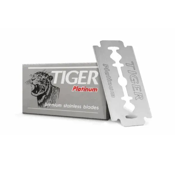 Tiger Razor Blades Tiger Platinum Premium Stainless Double Edge Razor Blades