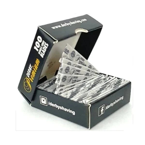Various Razor Blades Derby Premium - One Blade Try A Blade - Sample Razor Blades - Single Edge (One Blade)