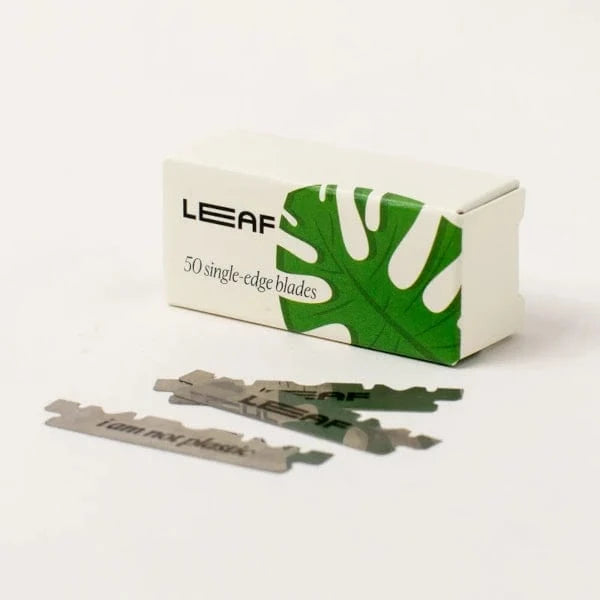 Various Razor Blades Leaf Shave - One Blade Try A Blade - Sample Razor Blades - Single Edge (One Blade)
